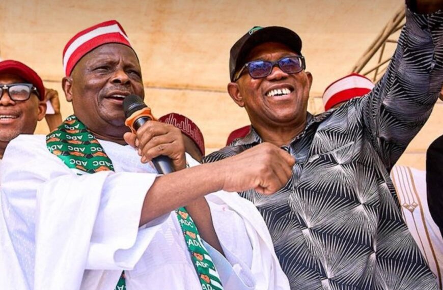 Peter Obi-Kwankwaso Joint Ticket: A Strategic Nuclear Option Against Tinubu’s Political Hegemony